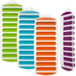 Premium Durable Easy Pop Out Flexible Silicone Long Stick Shaped/Candy Stick/Kitkat Mould Ice Cube Tray for Refrigerators Multicolor Silicone Ice Cube Tray-image-13