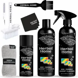 Herbal Home Gadget Cleaner 500Ml,1 Microfiber,1 Brush,1Cloth,Cleaner 100Ml,Refill 500Ml for Laptops, Computers, Mobiles, Gaming-image-47