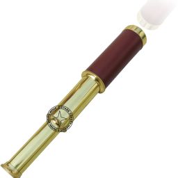 Stark Export House Solid Brass Lather Telescope 9 Inch Best For Gift Item Catadioptric Telescope-picture-30