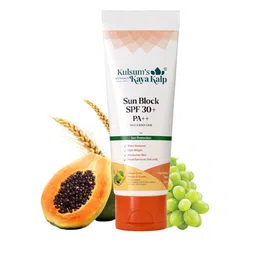 Kulsum's Kaya Kalp Sun Block SPF 30+ With Papaya- 50 ml-45