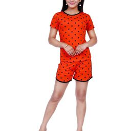 INDIA FASHION FAB Girls Printed Top with Shorts-image-98