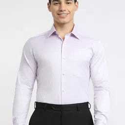 Raymond Pure Cotton Semicutaway Formal Shirt-image-7