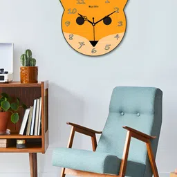 OLIVE TREE Yellow Contemporary Wall Clock-image-7