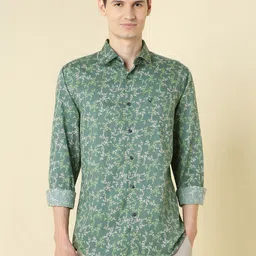 Allen Solly Men Slim Fit Floral Printed Casual Shirt-picture-3