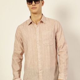 Thomas Scott Men Premium Slim Fit Opaque Striped Casual Shirt-picture-26