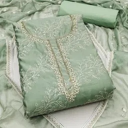 DIVASTRI Embroidered Unstitched Dress Material-image-31