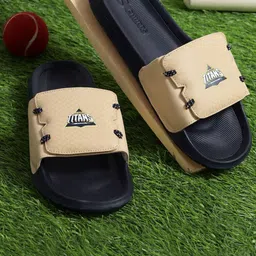 CHUPPS Gujrat Titans Brave Men Printed Sliders-picture-38