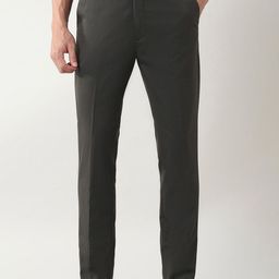 Arrow Autoflex Men Slim Fit Textured Trousers-image-35