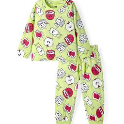 Honeyhap KIs-Girls Conversational Girls Printed Night suit-image-83