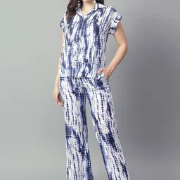 BEACH & HILL Dyed Short Sleeves Shirt With Trousers-image-98
