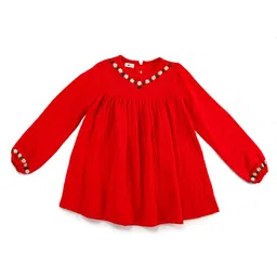 Koala Kidz Girls Embroidered Empire Dress-55
