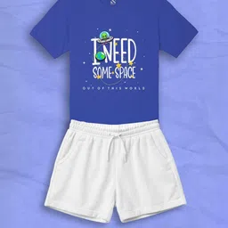 NUSYL Boys Multi Cotton Blend Clothing Set-image-90