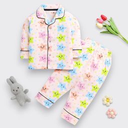 WINSWORLD ENTERPRISE Kids Conversational Printed Shirt With Pyjama Night Suit-image-7