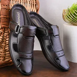 Provogue Men Leather Comfort Sandals-image-82