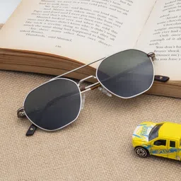 Ted Smith Unisex Aviator Sunglasses with Polarised and UV Protected Lens-9