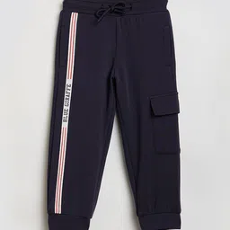Blue Giraffe Boys Mid-Rise Track Pants-picture-4