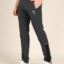 YUNEK Men Mid Rise Joggers-image-3