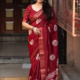 Mitera Ethnic Motifs Zari Art Silk Banarasi Saree-image-79