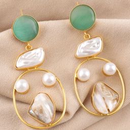 Ozanoo Teardrop Shaped Drop Earrings-13