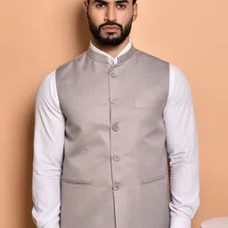PRINTINDIA Men Sleeveless Mandarin Neck Nehru Jacket-51