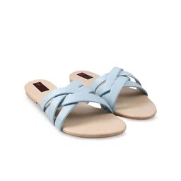 SG STAR Women Solid Open Toe Flats-image-18