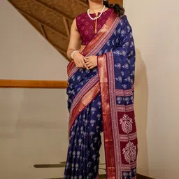 Anouk Rustic Ethnic Motifs Zari Saree-32