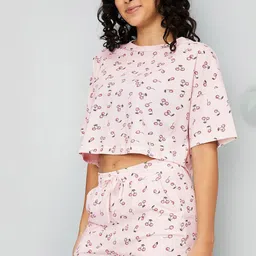 max Women Pure Cotton Printed Night suit-image-89