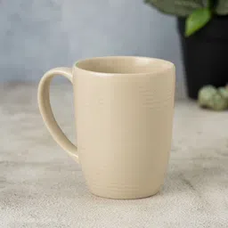 Clay Craft Fine Ceramic Horizon Microwave Safe Coffee & Milk Mug, 360Ml, 1 Piece, Ivory-26