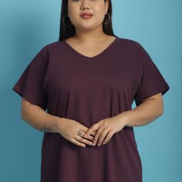 theRebelinme Women V-Neck Kimono Sleeves T-shirt-image-47