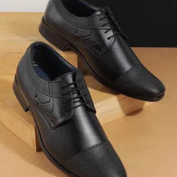 WALKWAY by Metro Men Leather Lace-Ups Formal Derbys Shoes-image-50