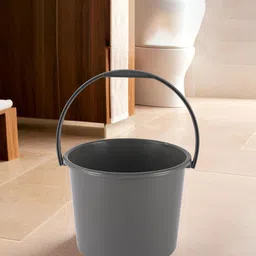 Kuber Industries Grey 2 Pieces Multi Purpose Small Bucket- 5ltr image 3