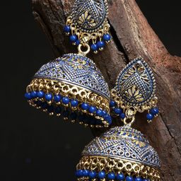 Anouk Dome Shaped Jhumkas Earrings-19