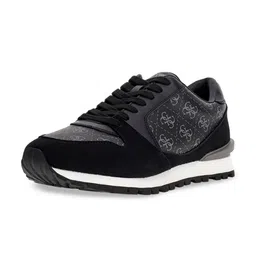 GUESS Men Woven Design PU Sneakers-image-5