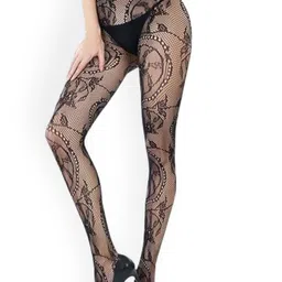 OGIMI- Ohh Give me Patterned Fishnets Garter Thigh High Stockings-image-69