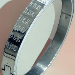 19TH JULY JEWELS Silver-Plated Stainless Steel Bracelet-image-93