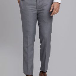 Park Avenue Men Mid-Rise Slim Fit Formal Trousers-image-21