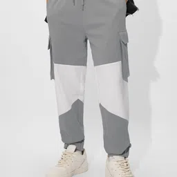The Souled Store Men Colourblocked Relaxed Fit Jogger-image-89