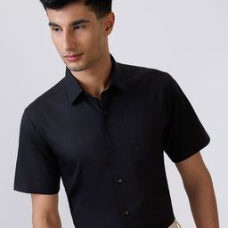 Raymond Men Checked Pure Cotton Formal Shirt-image-27