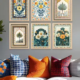 Kotart Brown & Green 6 and more Piece Wood Other Wall Paintings-image-99