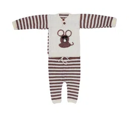 Hipposippo Unisex Beige Clothing Set-picture-15