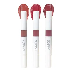 LAMIOR 3 Pcs Peptide Glaze Lip Balm-4 ml Shade-Plum Cake, Rosy Brulee, Caramel Souffle-5