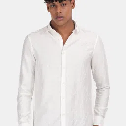 Blu MNKY Men Smart Slim Fit Casual Shirt-image-82