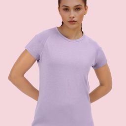 Enamor Women Dri-FIT Pockets Slim Fit T-shirt-image-98
