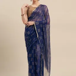 REDFISH Printed Daily Wear Chiffon Saree-picture-5