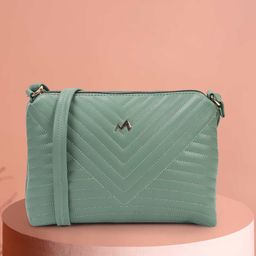 Metro PU Structured Sling Bag With Quilted-11