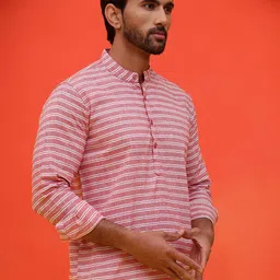 Anouk Rustic Men Striped Kurta-picture-46
