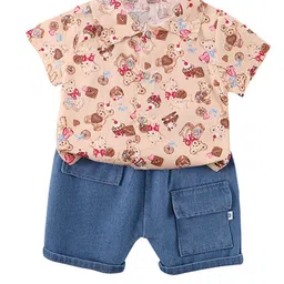 StyleCast x Revolte Unisex Kids Printed Shirt with Shorts-image-16