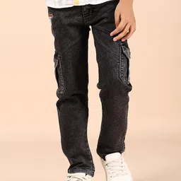 V-Mart Boys Solid Pc Knitted Denim Mid-Rise Jeans-image-64