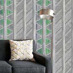 ArtzFolio Printed UV-Resistant Anti-Bacterial D Grunge Stripes Peel & Stick Wallpaper-image-68