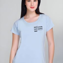 SZN Women Typography Printed T-shirt-picture-18